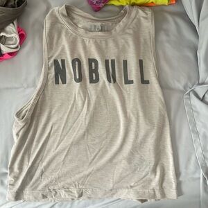 Nobull crop tank oatmeal